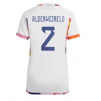 Belgium Toby Alderweireld #2 Replica Away Shirt Ladies World Cup 2022 Short Sleeve